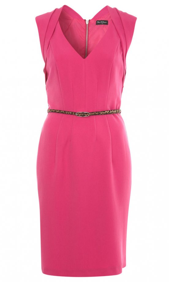 Miss Selfridge Pink Origami Pleat Dress, £45.00