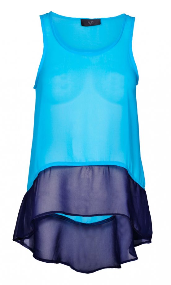 AX Paris SS12 Blue Top, £18