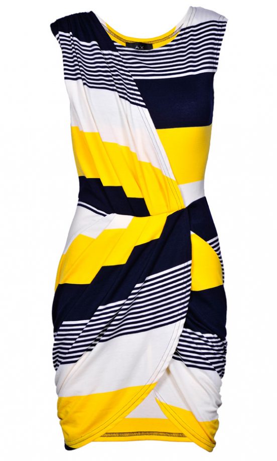 AX Paris SS12 Wrap Stripe Dress, £24