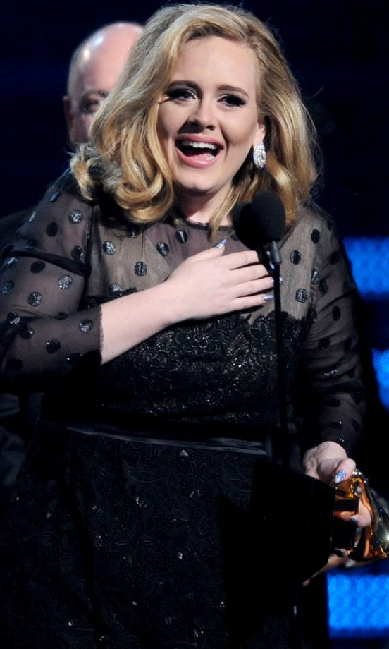Adele At The Grammys 2012