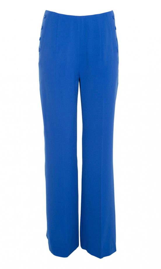 A|Wear SS12 Cobalt Button Detail Trousers