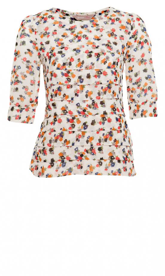 A|Wear SS12 Print Pleat Blouse