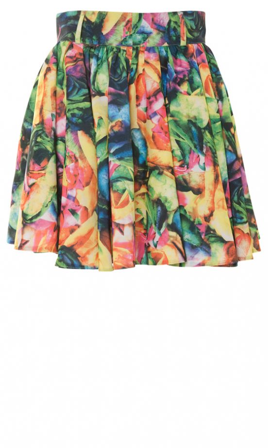 A|Wear SS12 Printed Skater Skirt