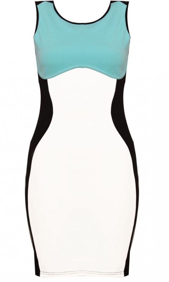 Owntherunway SS12 Colour Block Curve Dress