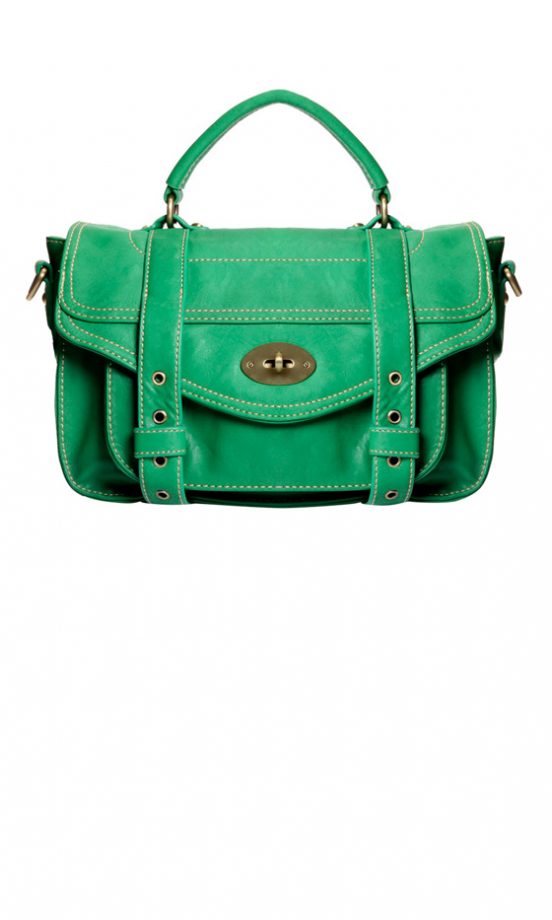 Boohoo Green Satchel Bag, £25
