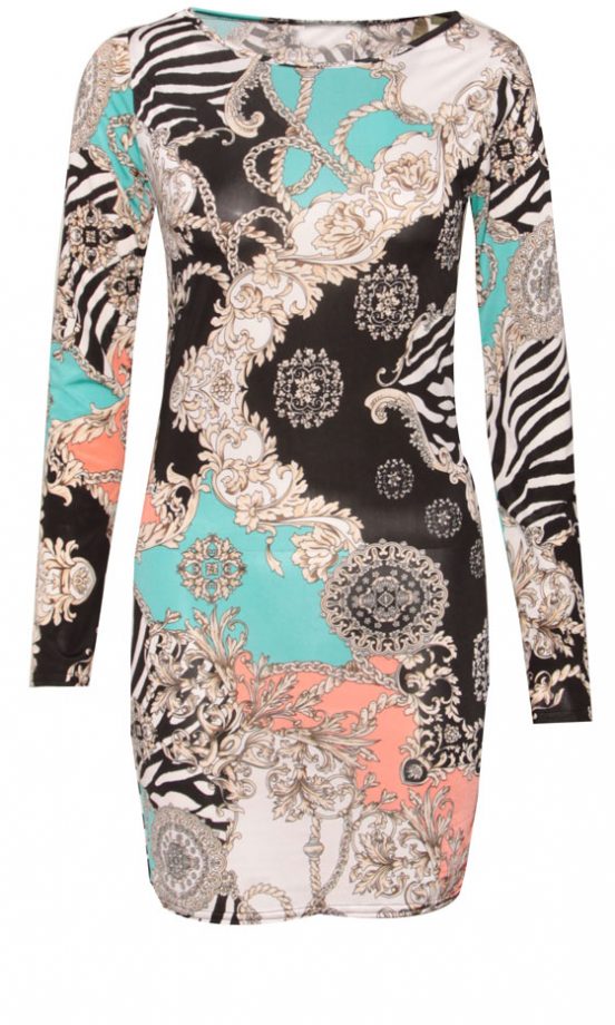Owntherunway SS12 Chain Print Bodycon Dress
