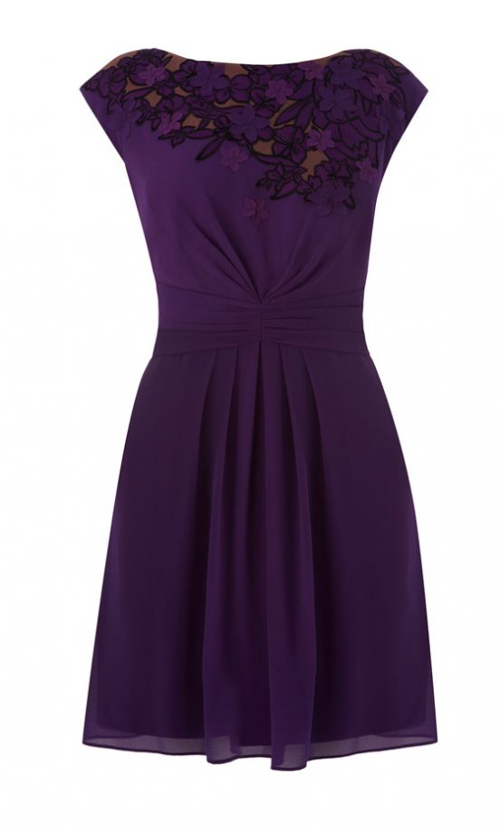 Coast Purple Embellished Dress, £145