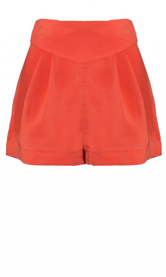 Owntherunway SS12 Coral High Waisted Shorts