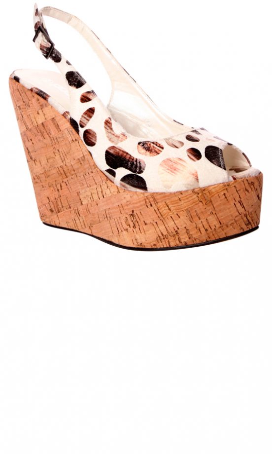 Boohoo SS12 Cream Platform Sandal