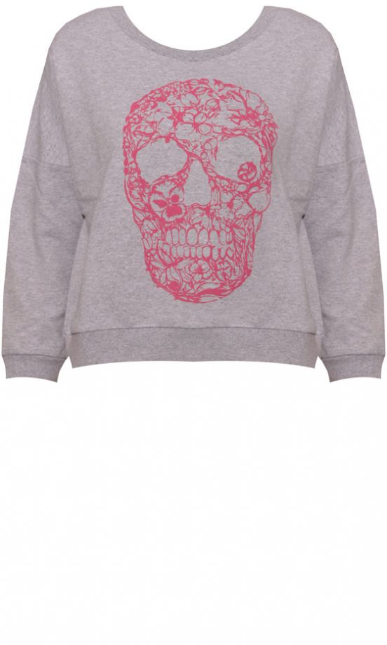 Owntherunway SS12 Cropped Skull Print Jumper