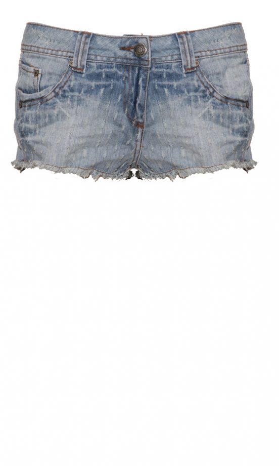Owntherunway SS12 Denim Distressed Cut Off Short