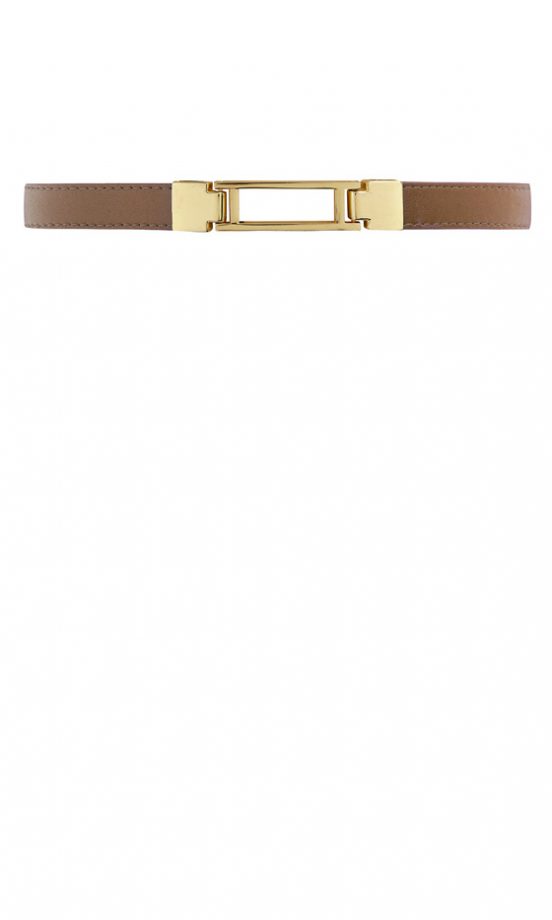 Dorothy Perkins Camel Square Link Waist Belt, £6