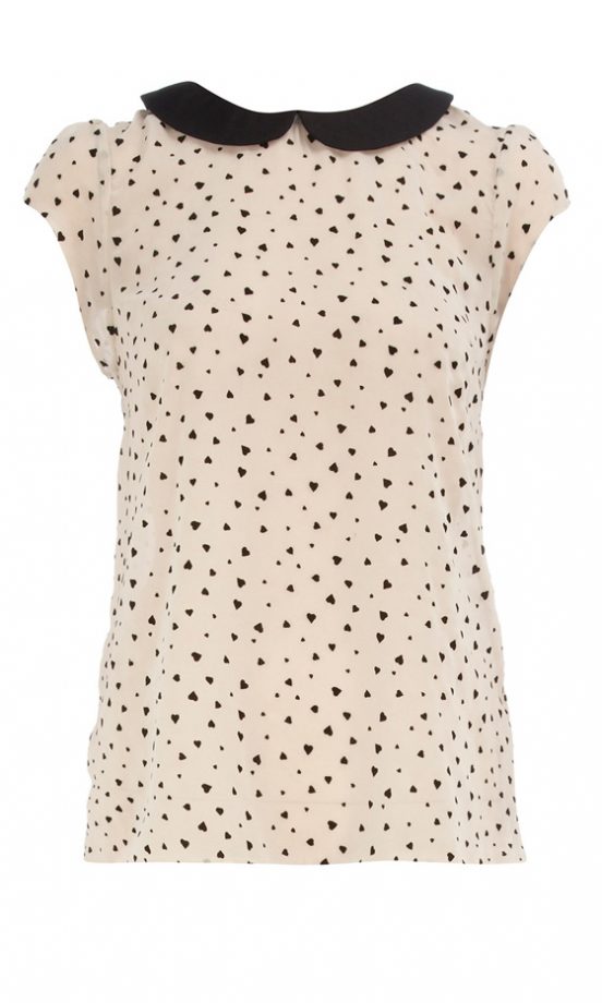 Dorothy Perkins Heart Print Top, £27