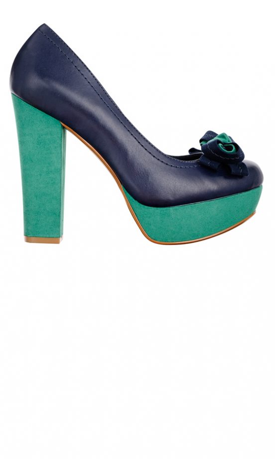 Dorothy Perkins SS12 Blue And Green Heels