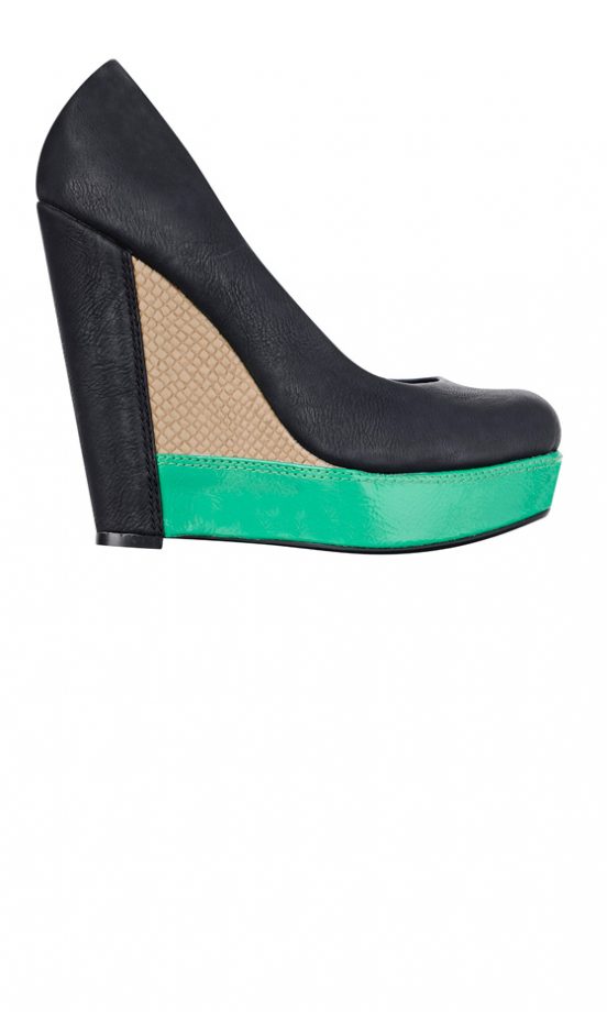 Dorothy Perkins SS12 Colourblock Wedges