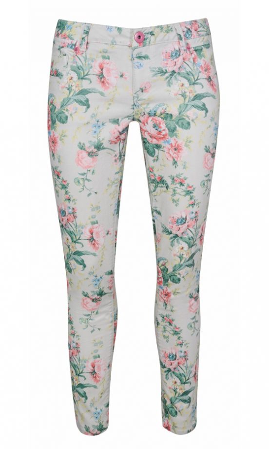 Dorothy Perkins SS12 Floral Cropped Skinnies