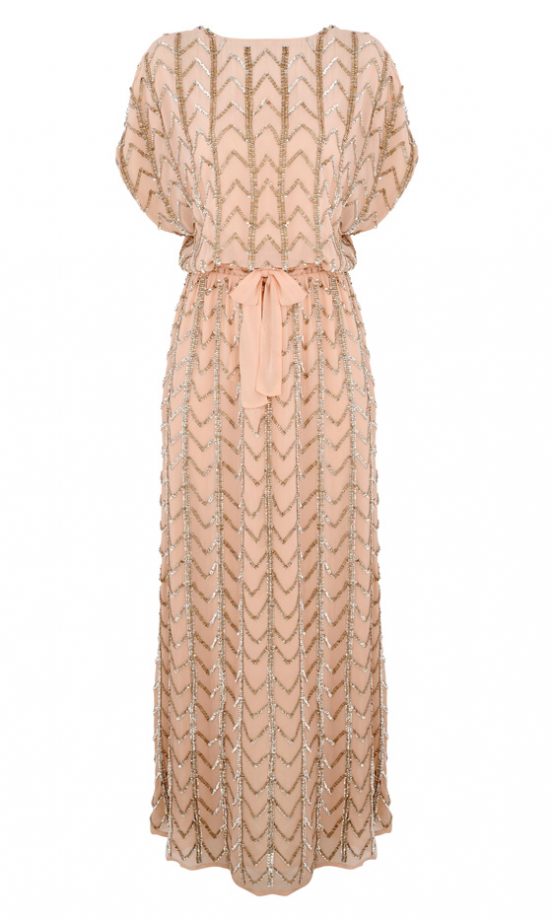 Dorothy Perkins SS12 Gorgeous Peach Sequin Maxi Dress