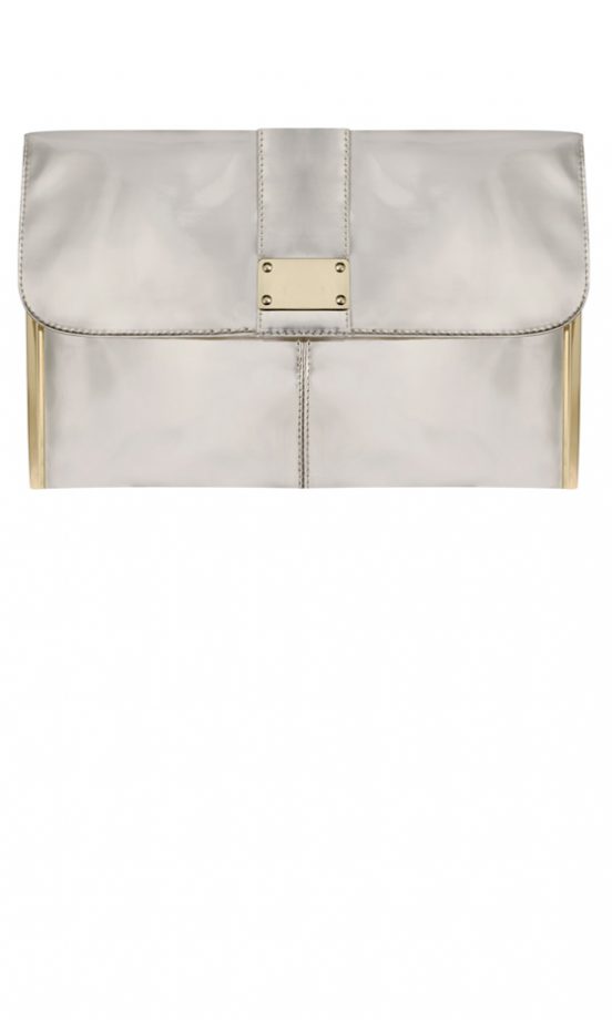 Dorothy Perkins SS12 Silver Clutch
