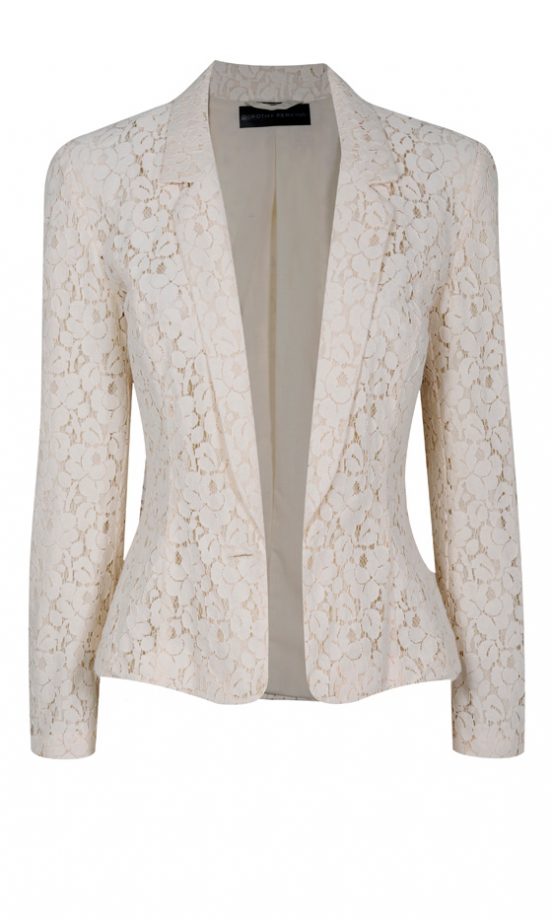 Dorothy Perkins SS12 White Lace Blazer