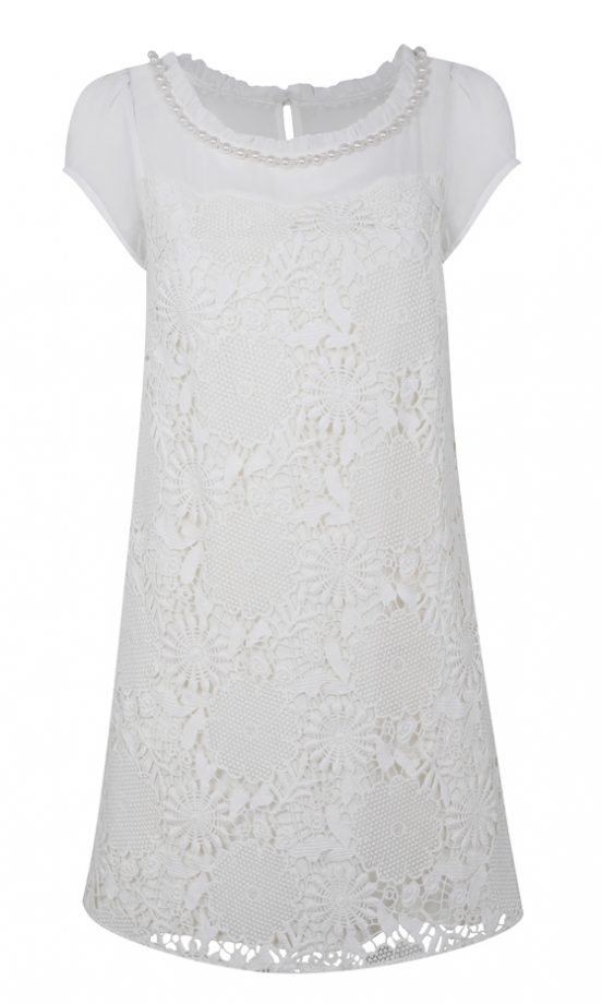 Dorothy Perkins SS12 White Lace Dress