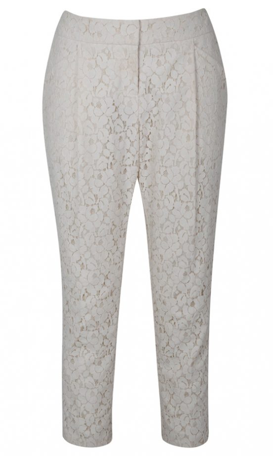 Dorothy Perkins SS12 White Lace Trousers