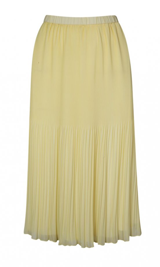 Dorothy Perkins SS12 Yellow Pleated Skirt