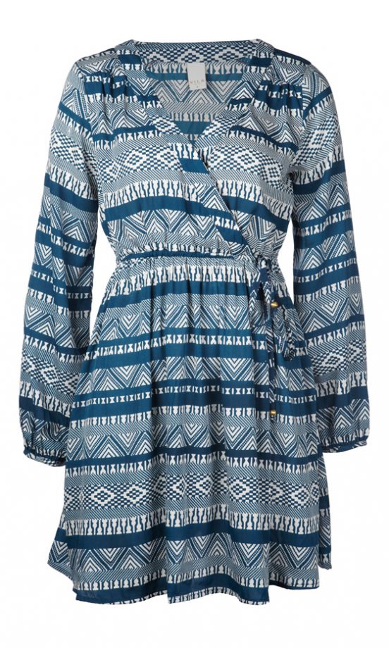 Fashion Union SS12 Blue Patterned Dress