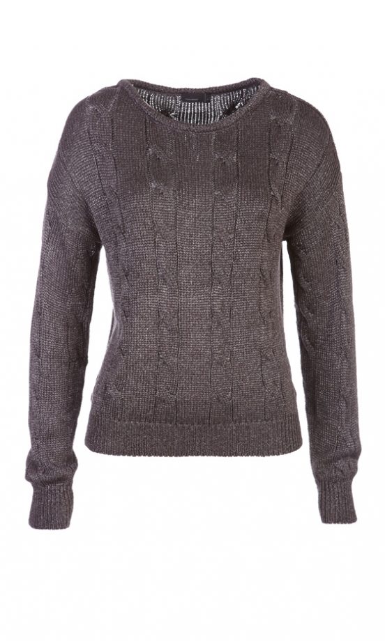 Fashion Union SS12 Brown Knitted Jumper