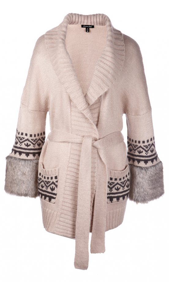 Fashion Union SS12 Cream Knitted Cardigan