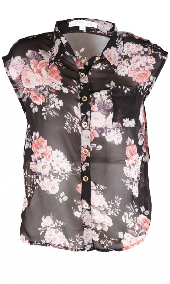 Fashion Union SS12 Cute Floral Blouse