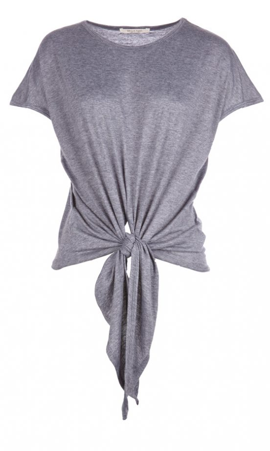 Fashion Union SS12 Grey Tie Top