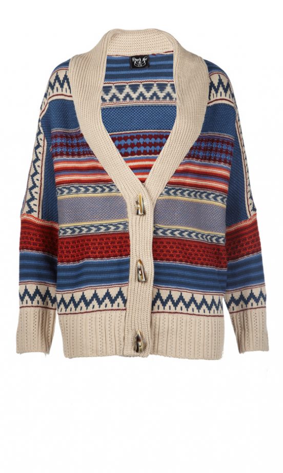 Fashion Union SS12 Multi Coloured Knitted Cardigan