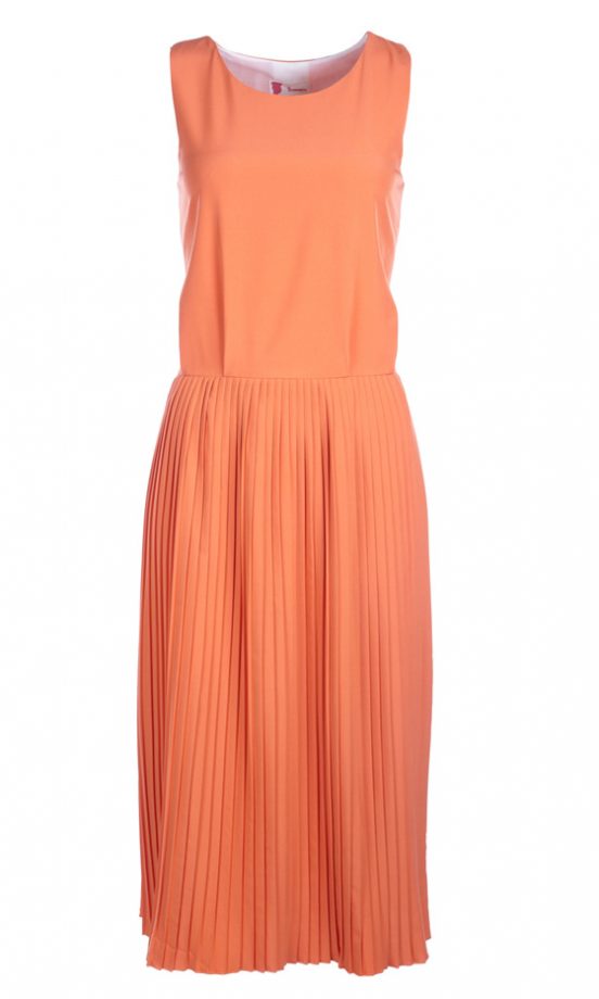 Fashion Union SS12 Orange Midi Dress