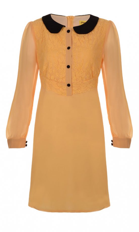 Fashion Union SS12 Yellow Peter Pan Collar Dress