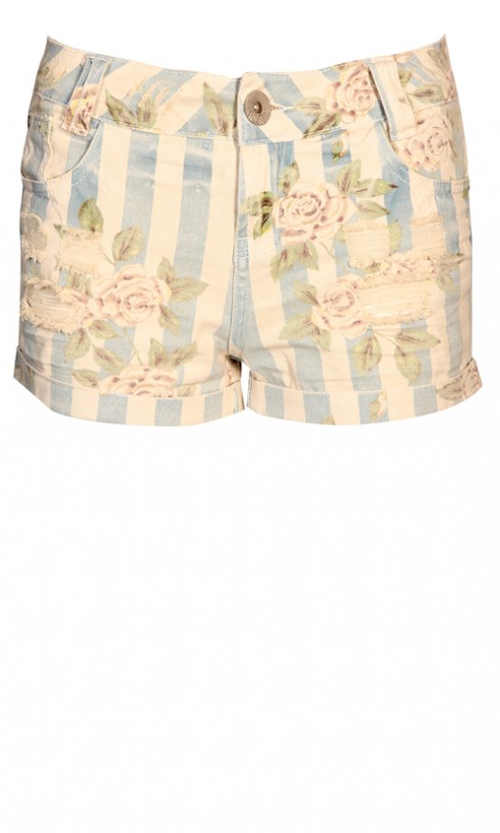Boohoo SS12 Floral Faded Shorts