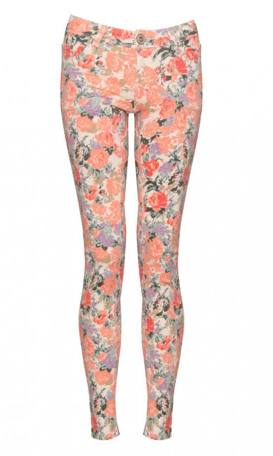 Owntherunway SS12 Floral Print Skinny Jeans