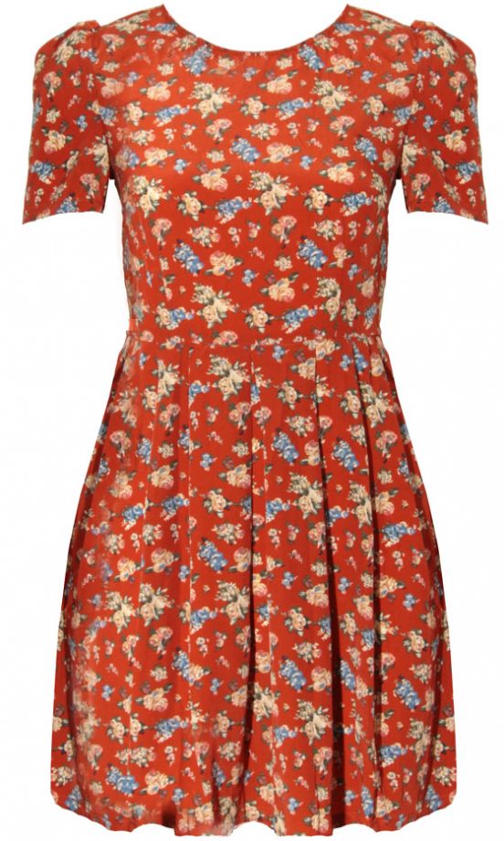 Owntherunway SS12 Floral Print Tea Dress