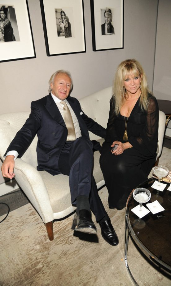 Harold Tillman And Jo Wood At The Brits After Party 2012
