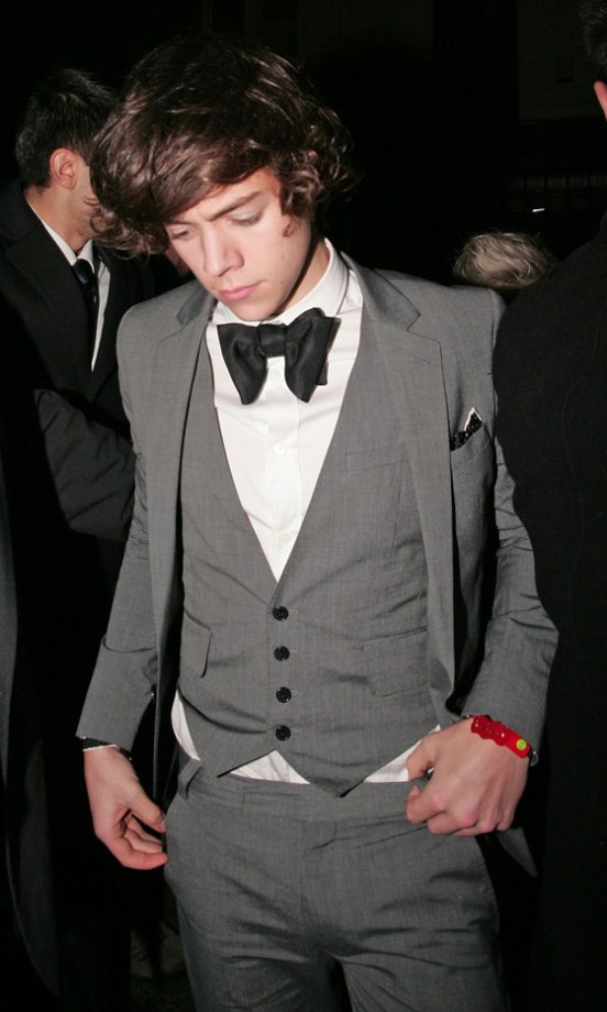 Harry Styles Looked Smart At The Brits After Party 2012