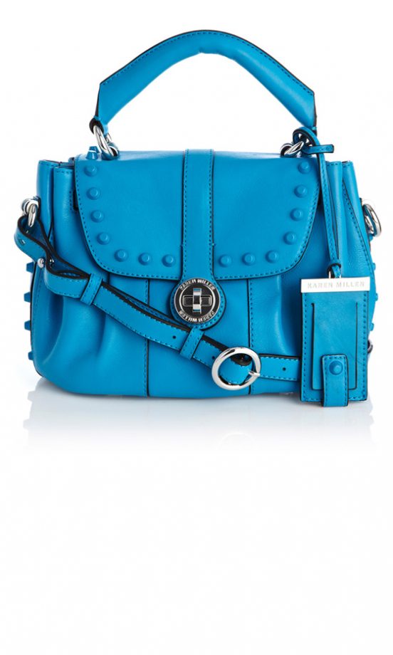 Karen Millen Blue Satchel, £170
