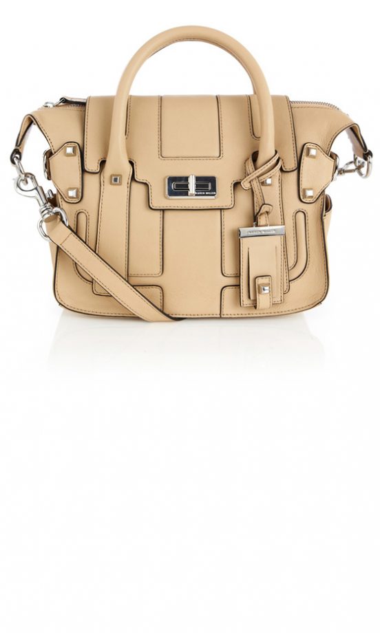 Karen Millen Modern Classic Turnlock Satchel, £185