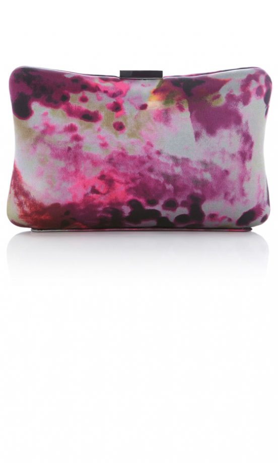 Karen Millen Modern Smudge Print Clutch, £95