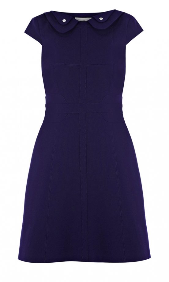 Karen Millen Navy Tailored Dress, £160