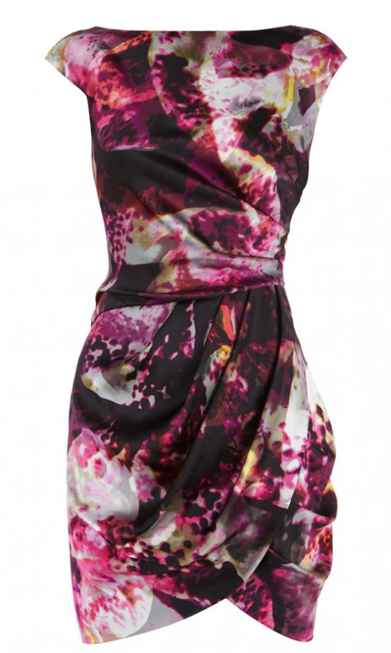 Karen Millen Smudge Print Dress, £175
