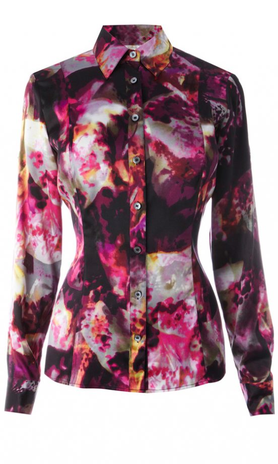 Karen Millen Smudge Print Shirt, £125