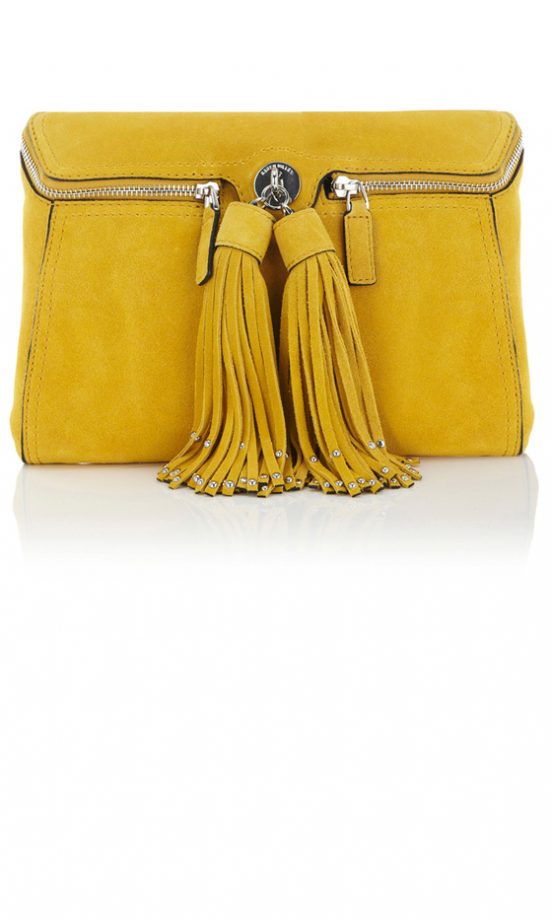 Karen Millen Suede Tassel Clutch, £140