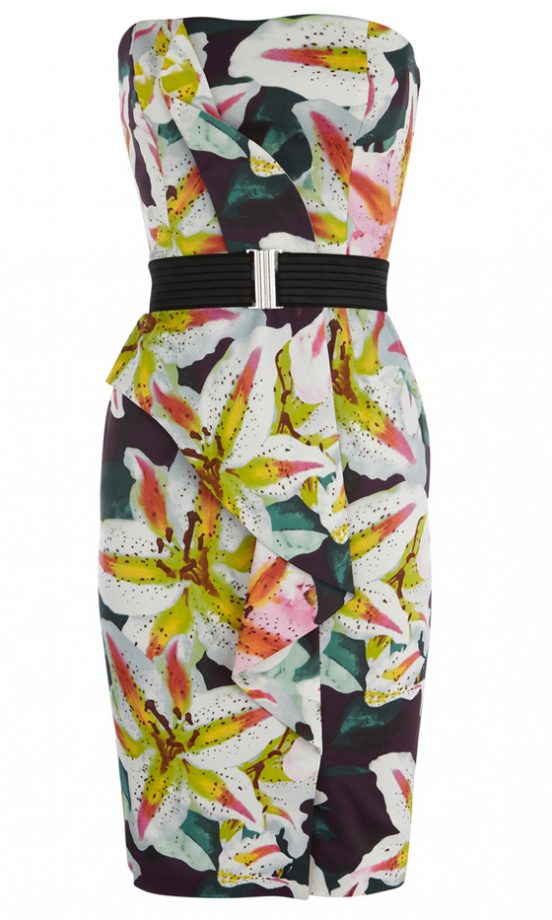 Karen Millen Tropical Print Dress, £175