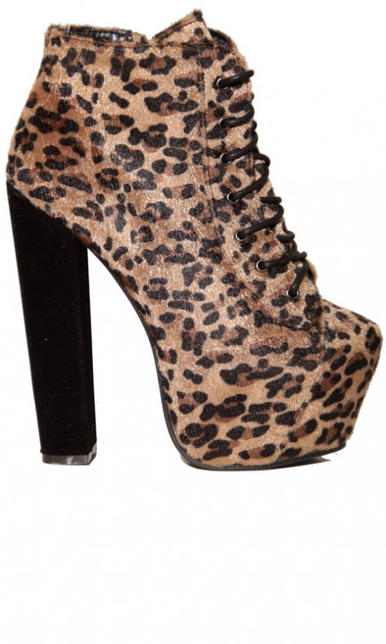 Owntherunway SS12 Lace Up Ankle Boot