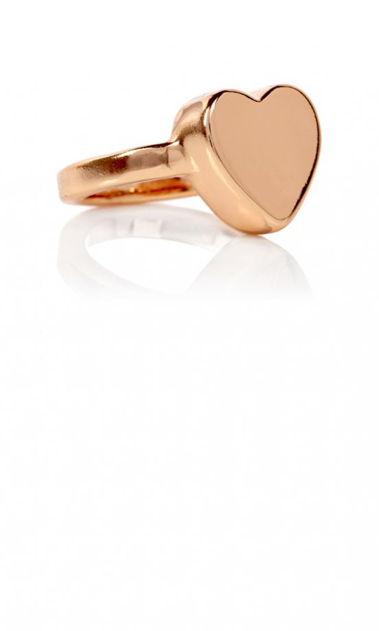 Marc By Marc Jacobs Rose Gold Heart Stacking Ring @MyWardrobe