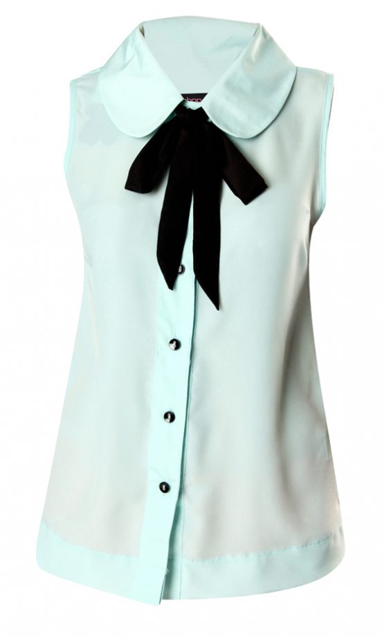 Boohoo SS12 Mint Sleeveless Blouse